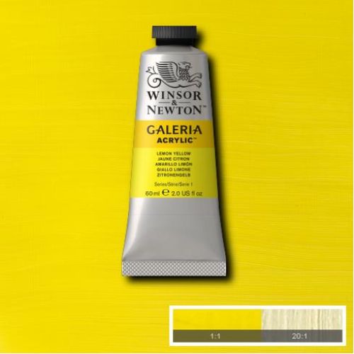 Winsor & Newton Galeria Akrilik Boya Lemon Yellow 60 Ml Winsor & Newton Galeria Akrilik Boya Lemon Yellow 60 Ml